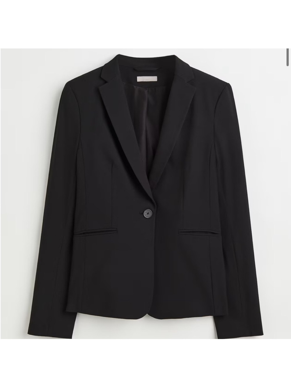 H&M Black Single-Button Blazer size 6